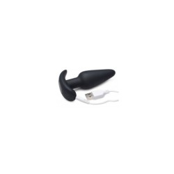 Vibrador Anal Forma T Silicona USB C/ Comandament Negre