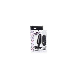 Vibrador Anal Forma T Silicona USB C/ Comandament Negre
