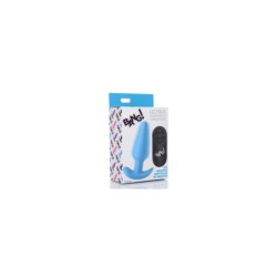 Anus Vibraator T Kuju Silikoon Usb C/ Puldiga Sinine