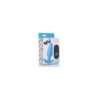 Vibromasseur Anal Forme T Silicone Usb C/ Télécommande Bleu