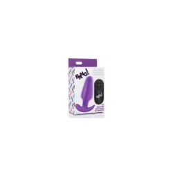 Anale vibrator T-vorm Siliconen Usb met Afstandsbediening Paars