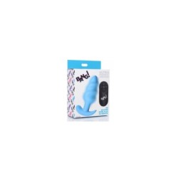 Vibrator Anal Tornado Silicon USB C/ Telecomandă Albastru