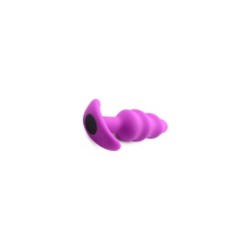 Analinis vibratorius „Tornado“ silikoninis USB C su valdikliu, violetinis