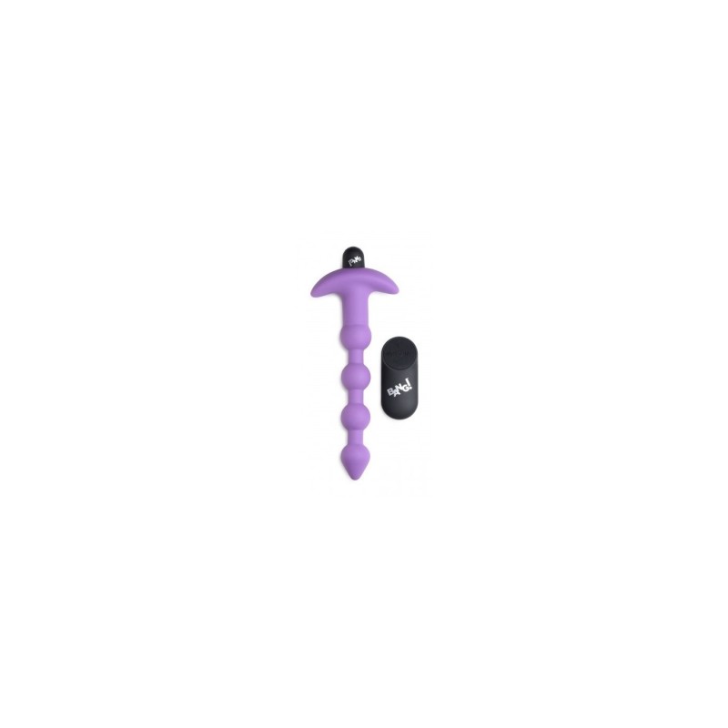 Vibrating Anal Teaser Usb W/ Remote Purple