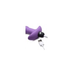 Analinis Vibracinis Dirželis Usb C Su Valdikliu Violetinis