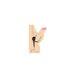 Anillo Vibrador Silicona Usb Negro C/ Mando