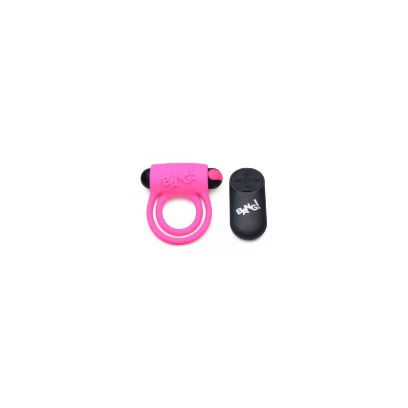 Anneau Vibrant Silicone Usb Rose C/ Télécommande