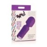 Mini Massaggiatore Wand Ricaricabile Silicone Viola