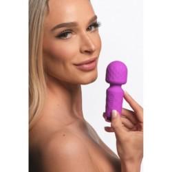 Mini Masajor Tip Baghetă Reîncărcabil Silicon Violet