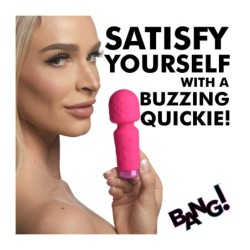 Mini Massaggiatore Wand Ricaricabile Silicone Rosa