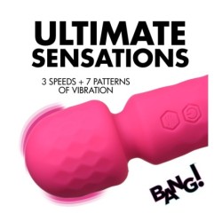 Mini Masseur Baguette Rechargeable Silicone Rose