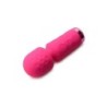 Mini Massageador Wand Recarregável Silicone Rosa