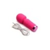 Mini Massage Wand Genopladelig Silikone Pink