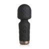Mini Masajor Tip Baghetă Reîncărcabil Silicon Negru