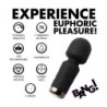 Mini Massaggiatore Wand Ricaricabile Silicone Nero