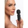 Mini Masseur Baguette Rechargeable Silicone Noir