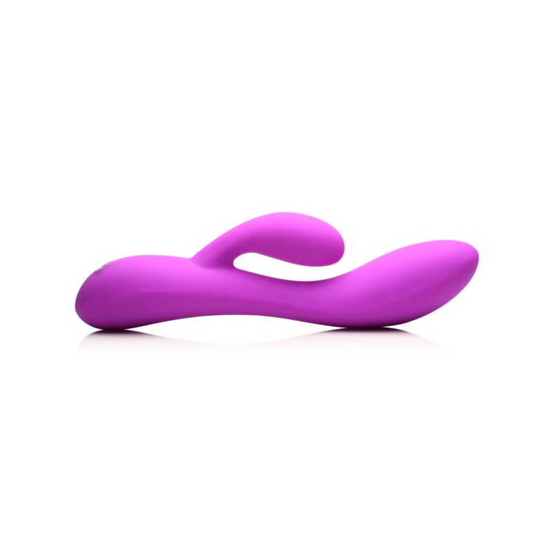 Vibrator Silicon Flexibil Rabbit Reîncărcabil Violet