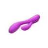 Vibrator Silicon Flexibil Rabbit Reîncărcabil Violet
