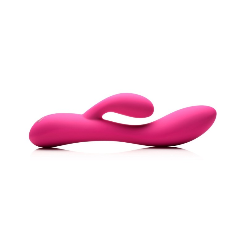 Genopladelig Pink Kanin Vibrator i Fleksibel Silikone
