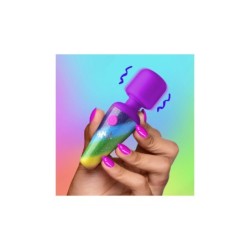 Mini Massageador Wand 10 Funções USB Arco-Íris