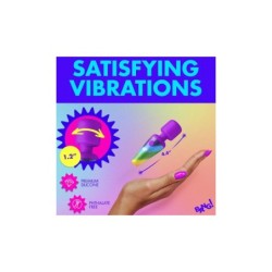 Mini Wand Massager 10 Functions USB Rainbow