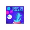 Vibrating and Rotating Butt Plug With USB Remote - Blue