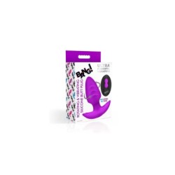 Plug Wibrator i Rotator z Pilotem USB Fioletowy