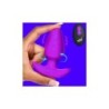 Plug Wibrator i Rotator z Pilotem USB Fioletowy