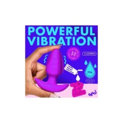 Plug Vibrador Y Rotador C/ Mando Usb Morado