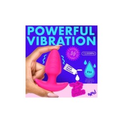 Plug Vibratore e Rotatore C/ Telecomando Usb Rosa