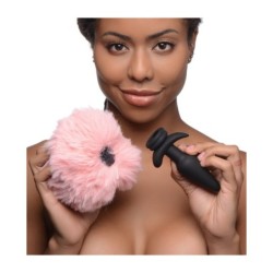 Plug Vibrator C/ Telecomandă Și 3 Cozi Diferite
