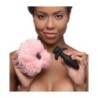 Plug Vibrator C/ Telecomandă Și 3 Cozi Diferite