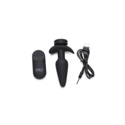 Plug vibrant avec télécommande et 3 queues différentes