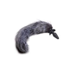 Vibrerande plugg med fjärrkontroll och 3 olika svansar
