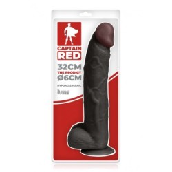Realistisk Svart Penis Prodigy 345 Cm