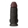 Pénis Réaliste Noir Colossus 26 Cm