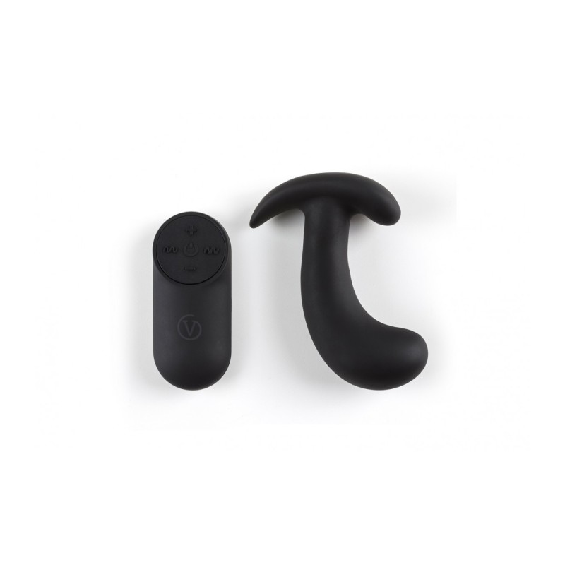 Ergonominen eturauhasvibrattori kaukosäätimellä