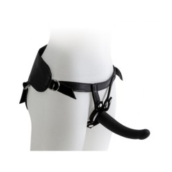 Arreio Com Conjunto Dildos Pretos Tamanhos S / M / L