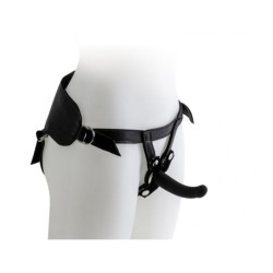 Arreio Com Conjunto Dildos Pretos Tamanhos S / M / L