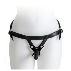 Arreio Com Conjunto Dildos Pretos Tamanhos S / M / L