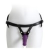 Arreio Com Conjunto de Dildos Roxos Tamanhos P / M / G