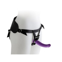 Diržas su violetinių dirbtinių varpų rinkiniu, dydžiai S / M / L