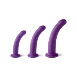 Set De 3 Dildos Talla S / M / L Morados