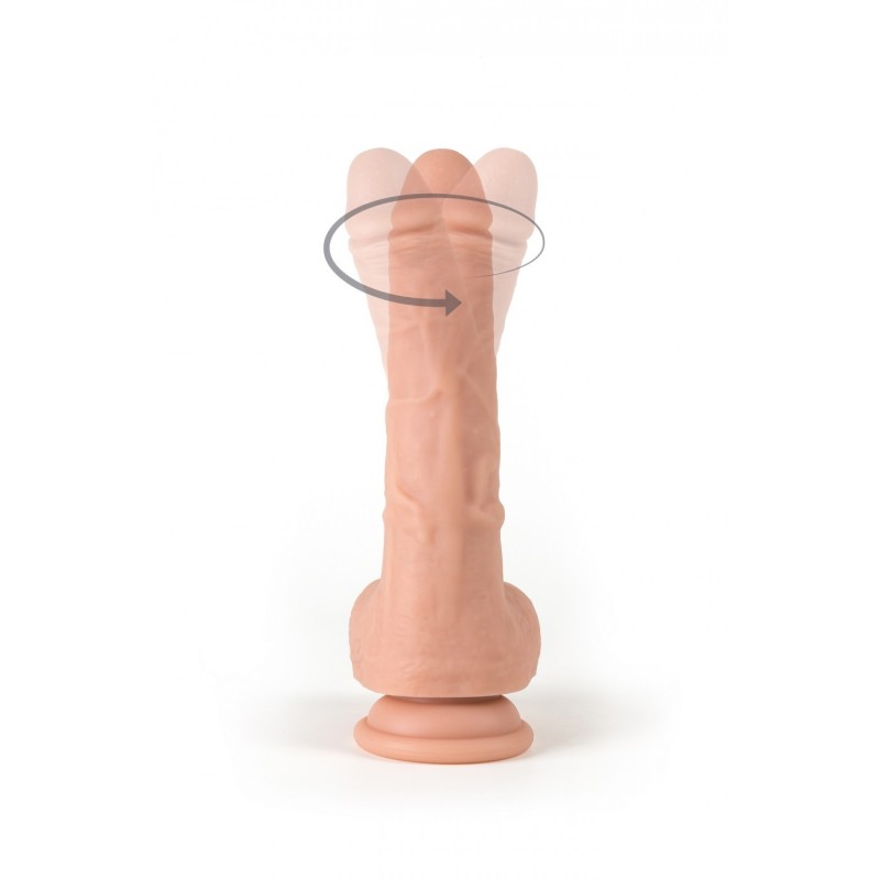 Realistic Vibrating & Rotating R9" 19Cm With Remote Control