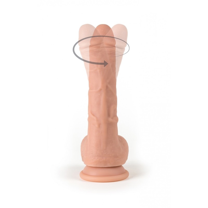 Vibrador e Rotador Realístico R10" 21Cm C/Controle Remoto"