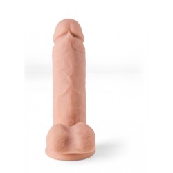 Vibrador Realístico R12 Flesh 14,4Cm C/ Control Remoto