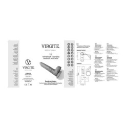 Realistický vibračný zdvíhací vibrátor R14" 23 cm s diaľkovým ovládaním