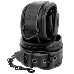Manette Regolabili Mani Pelle Nera
