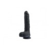 Ρεαλιστικός Δονητής & Περιστροφέας R9 Black 19Cm Με Τηλεχειριστήριο