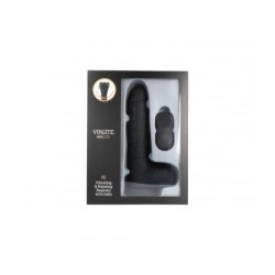 Realistic Vibrator & Rotator R9 Black 19Cm W/ Remote Control